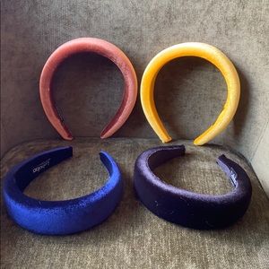 Velvet puffy headbands
